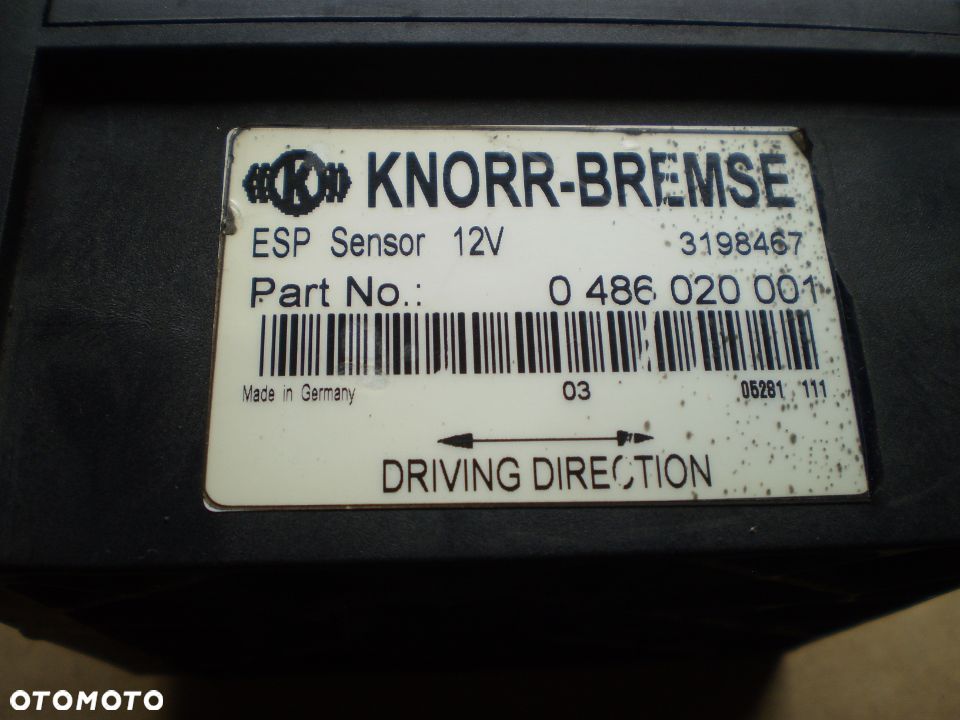 komputer ESP sensor RENAULT premium/magnum  DXI    nr 0486020001