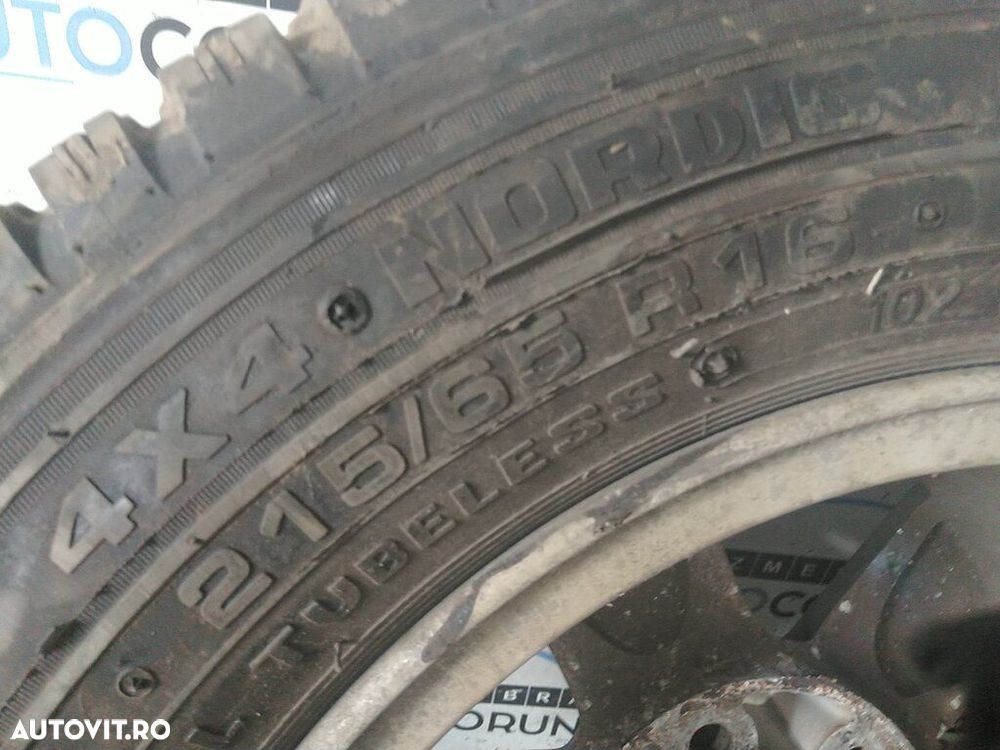 Jante aliaj Peugeot 4007 2007 - 2012 (1281) R16 Cu anvelope. 215/65 R16 et38. 5*114.3 - 7