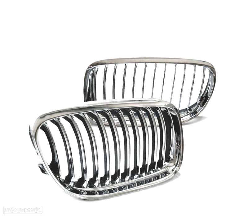 GRELHAS BMW E90 E91 08-12 CROMADO - 2