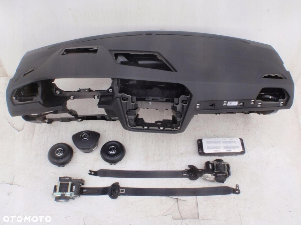 VW TIGUAN 5NA DESKA Head Up KONSOLA KOKPIT PULPIT PÓŁKA PARAPET PODUSZKI POWIETRZNE KIEROWCY PASAZERA KOLAN AIRBAG PODUSZKA POWIETRZNA PASY PAS regeneracja NA WYMIANĘ OD REKI na MAGAZYNIE - 4