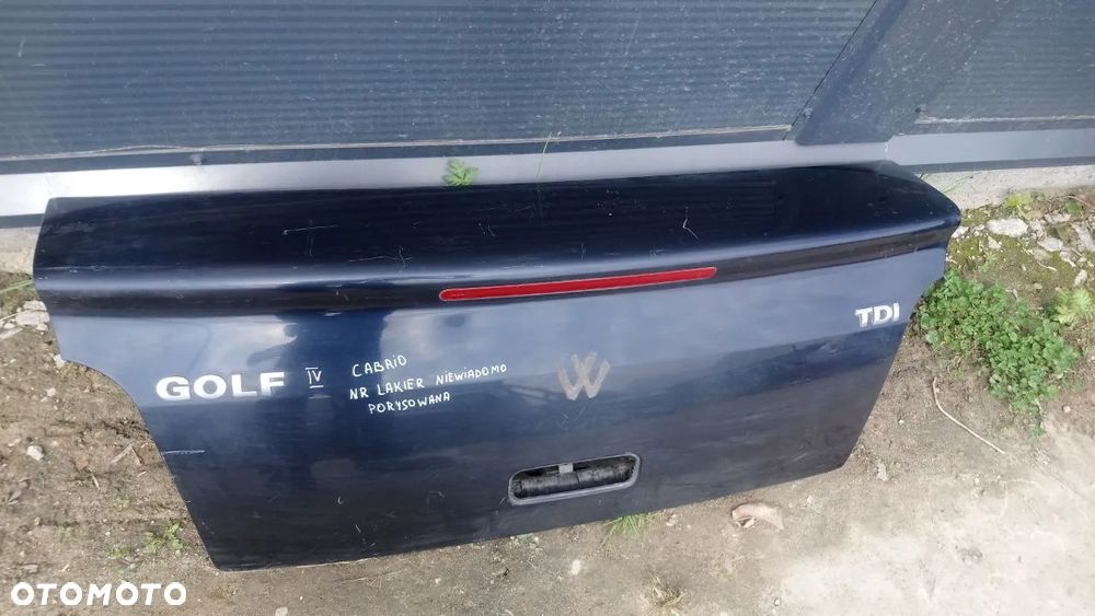 KLAPA BAGAŻNIKA VW CABRIO GOLF IV - 1