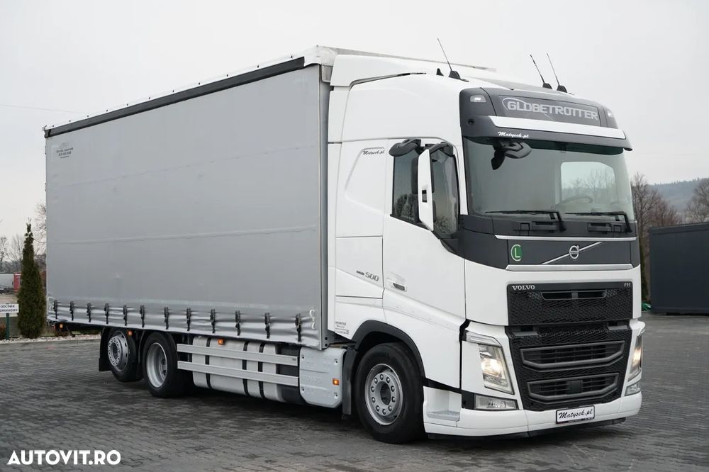 Volvo FH 500 / SOLOWKA / 6X2 / MEGA / PUNTE RIDICATĂ / TV - 8