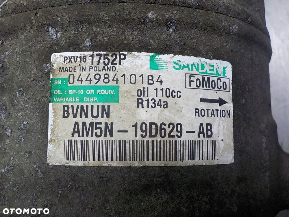 FORD C-MAX SPRĘŻARKA POMPA KLIMATYZACJI AM5N-19D629-AB - 4