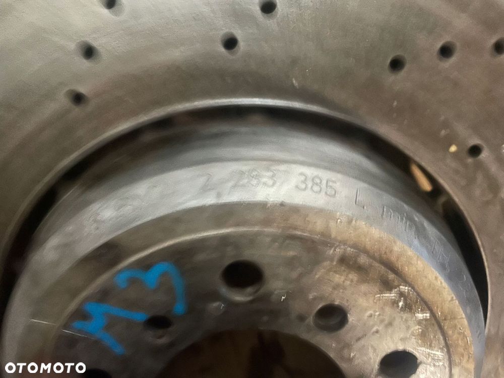 tarcze hamulcowe przód bmw e82 m e90 e92 e93 m3 m power ori bmw 2283386 385 - 3