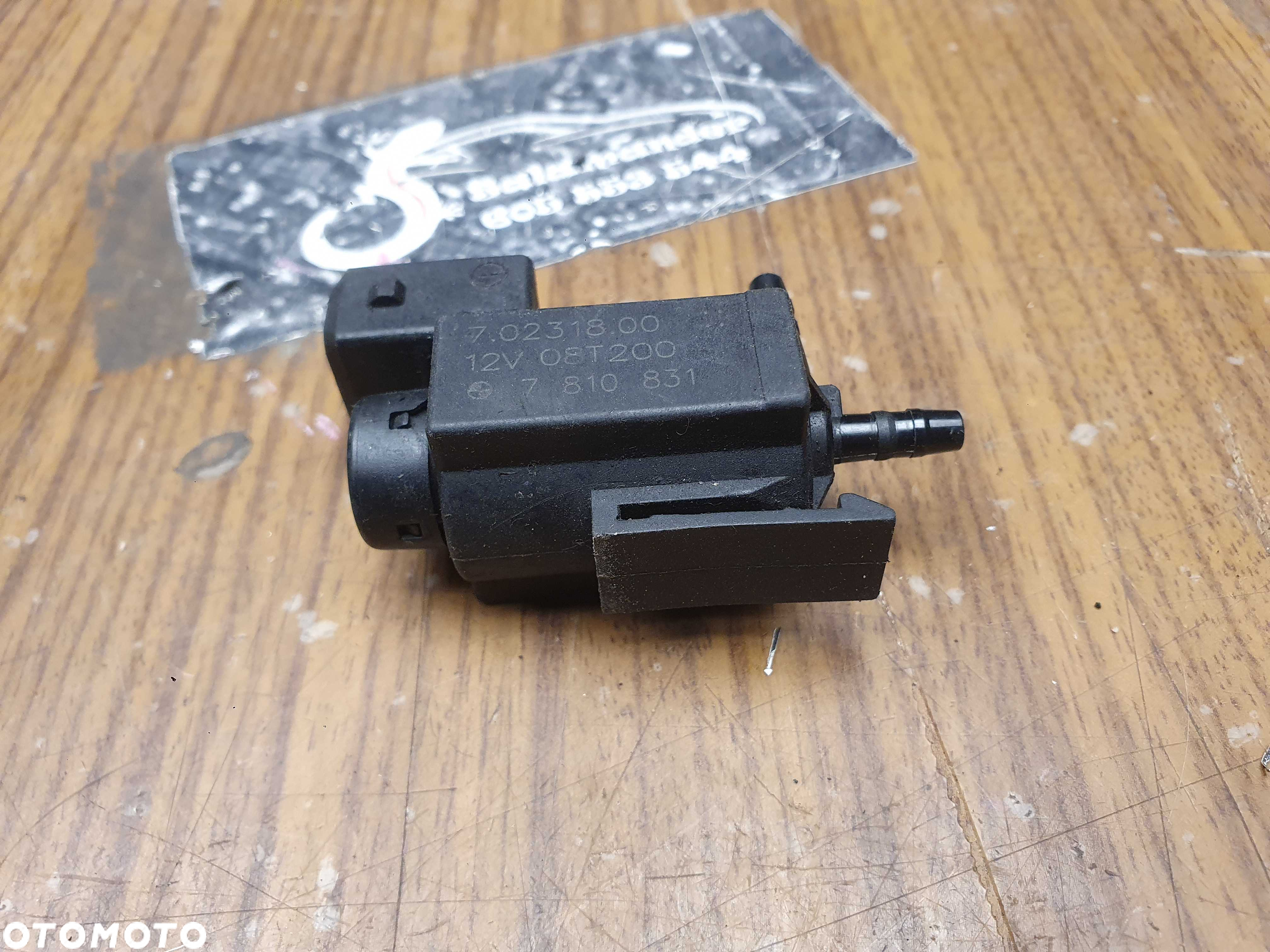 Zawór 7805391 7810831 Zaworek Czujnik Podcisnienia Diesel 2.0 3.0 D BMW E87 E90 E60 F10 X5 - 22