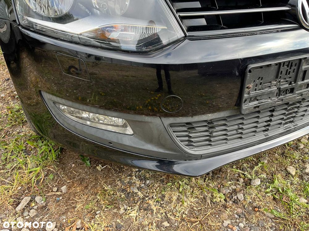 zderzak atrapa przód przedni vw polo v 5 6r0 6r 2009 -2013 lc9x kompleny spryski na lampy halogeny - 4
