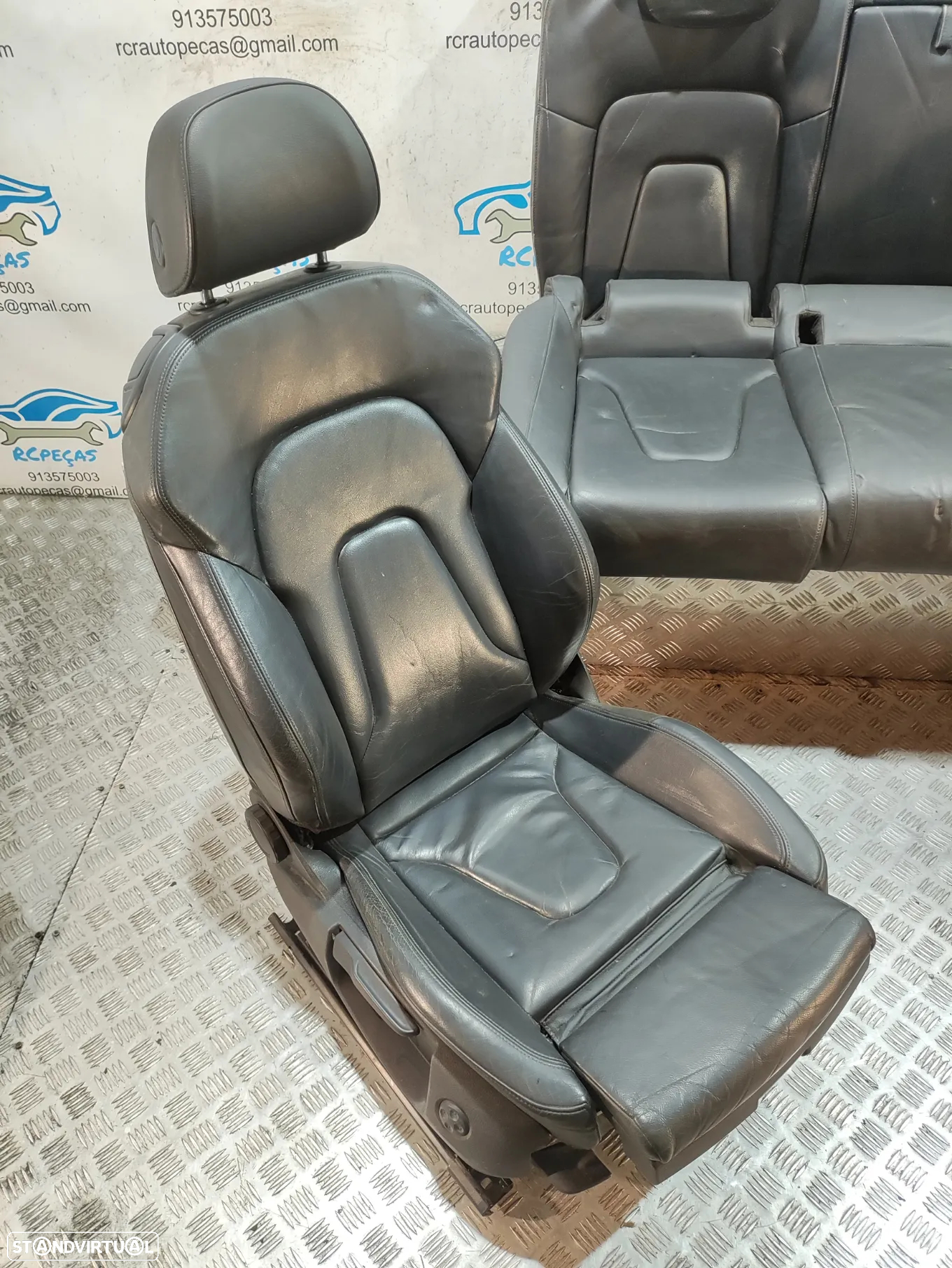 Conjunto Bancos Pele Audi A5 8T 8T3 Coupe S Line S-Line 3 Portas eléctricos - 9