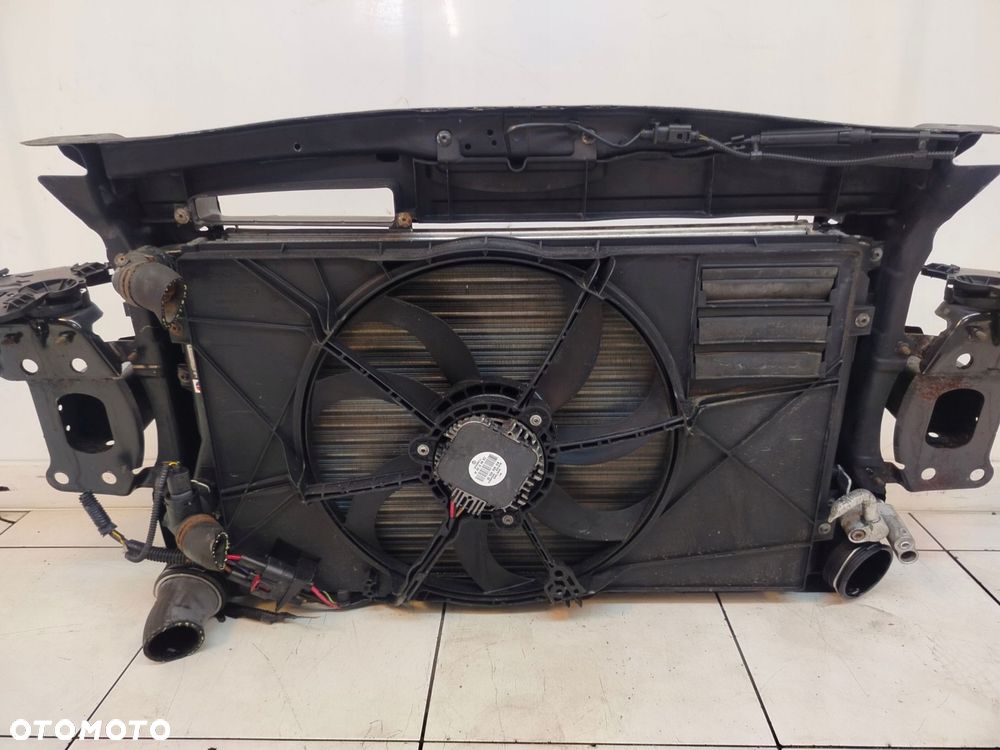 skoda octavia ii lift 08r- pas przedni chłodnice komplet 1.9 tdi - 10