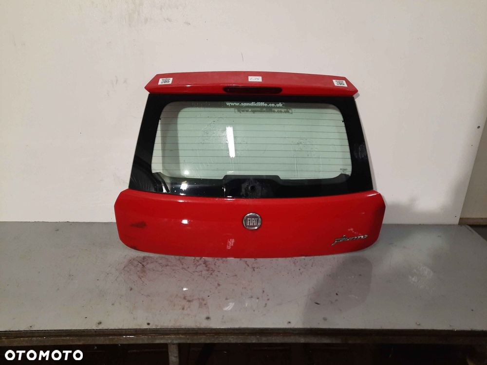 } KLAPA TYŁ TYLNA BAGAŻNIKA DO FIAT GRANDE PUNTO 199/A CZERWONA - 1