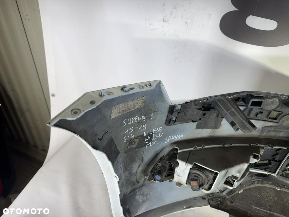 Skoda SuperB III Zderzak Przód Przedni Sprysk LF9E 15-19 3V0807221 - 11