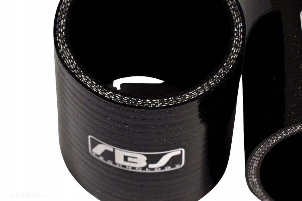 KOLANO REDUKCYJNE SILIKONOWE 90" 70-51MM czarne - 2