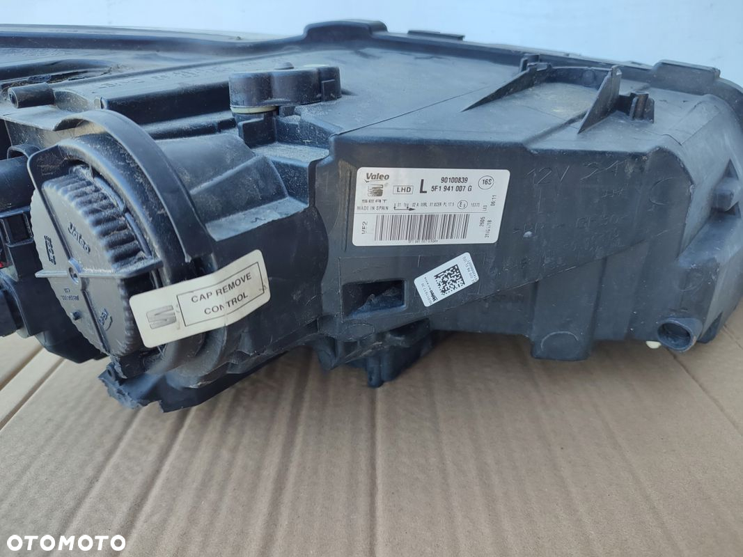 Lampa lewy przód SEAT LEON III LIFT EUROPA ORYGINAŁ 5F1941007C 17-20 - 7