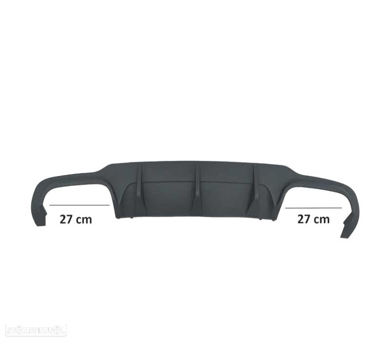 DIFUSOR TRASEIRO MERCEDES CLASE C W204 - C204 11- LOOK C63 AMG - 3
