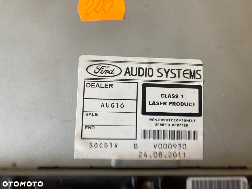 Radio radioodtwarzacz Ford 10R035350 BS7T18C939NB - 3
