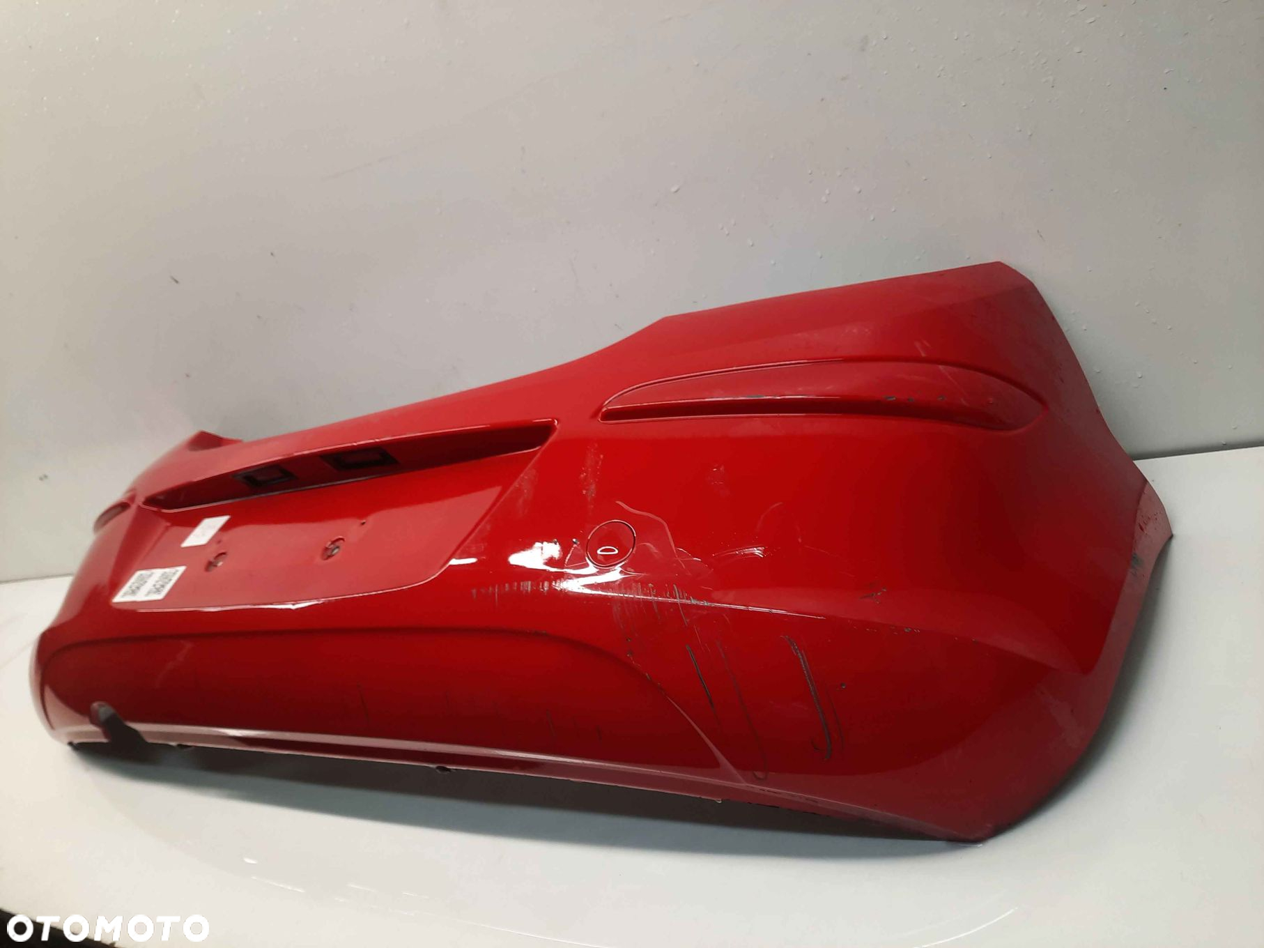 ^ ZDERZAK TYŁ TYLNY DO OPEL CORSA D Z547 CZERWONY - 3