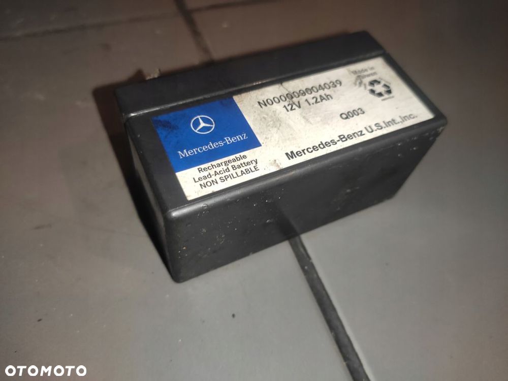 MERCEDES W164 W212 W221 W251 AKUMULATOR DODATKOWY POMOCNICZY 12V 1,2Ah ORYG - 6