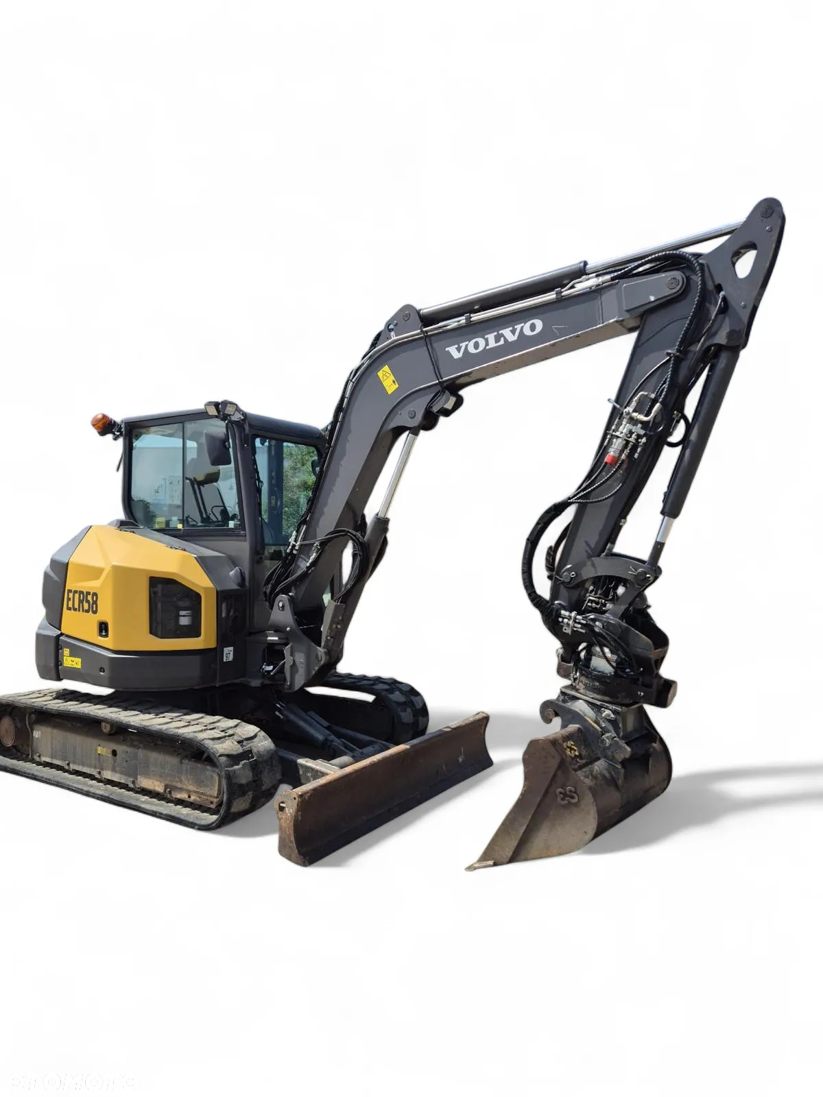 Volvo ECR 58F, 2021 ROK, GŁOWICA STEELWRIST, 2 ŁYŻKI - 2