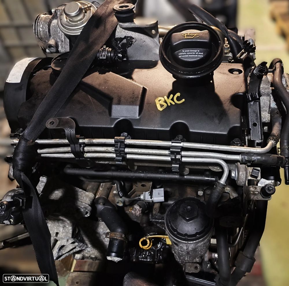 MOTOR COMPLETO VOLKSWAGEN / SEAT / AUDI / SKODA 1.9TDI 105CV BKC (BXE) - 1