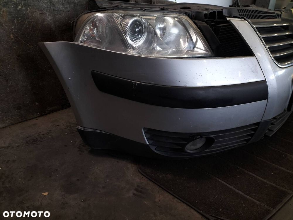 KOMPLETNY PRZÓD MASKA ZDERZAK LAMPY PAS VOLKSWAGEN PASSAT B5 FL LA7W - 4