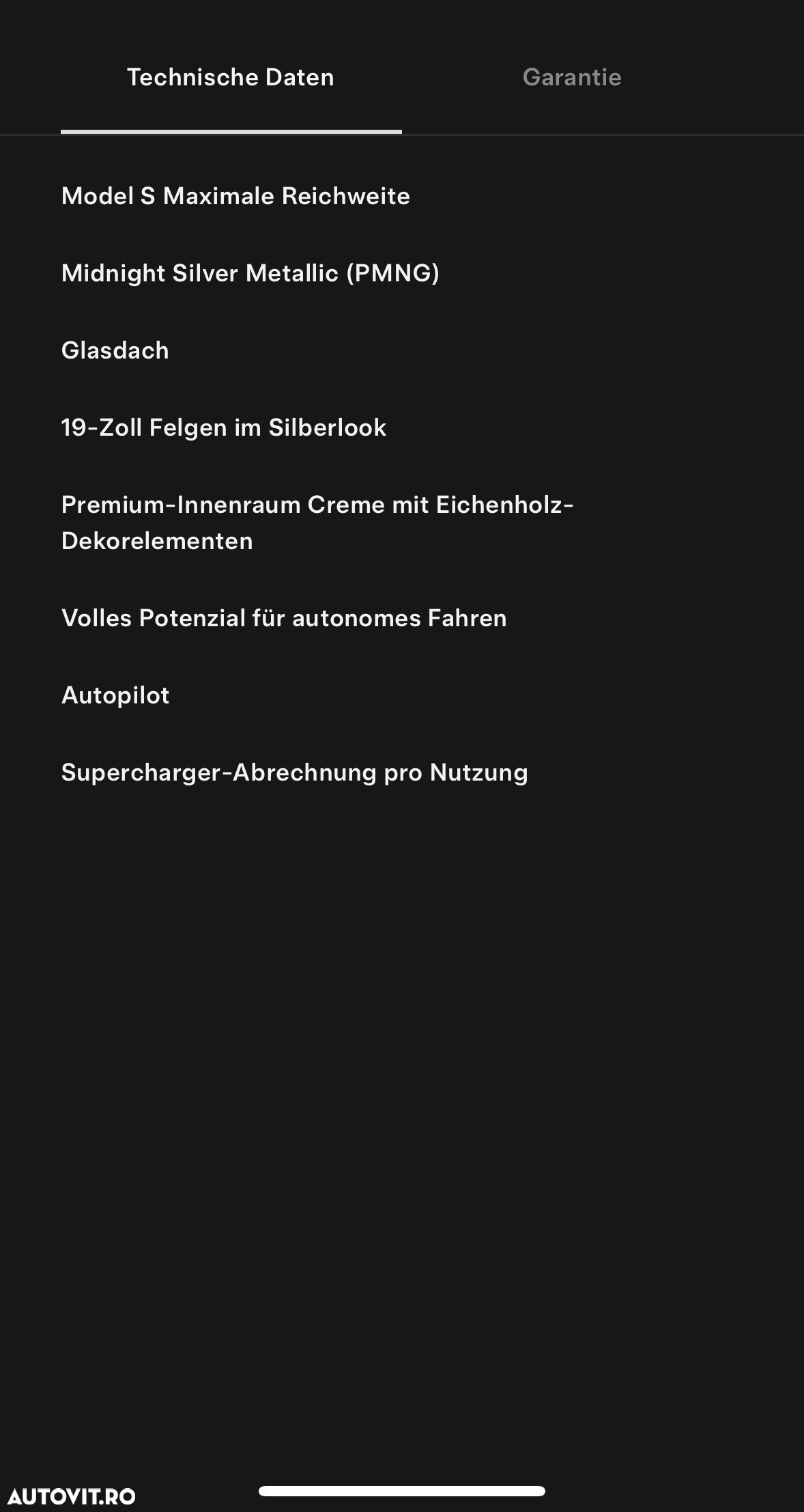 Tesla Model S Maximale Reichweite - 16