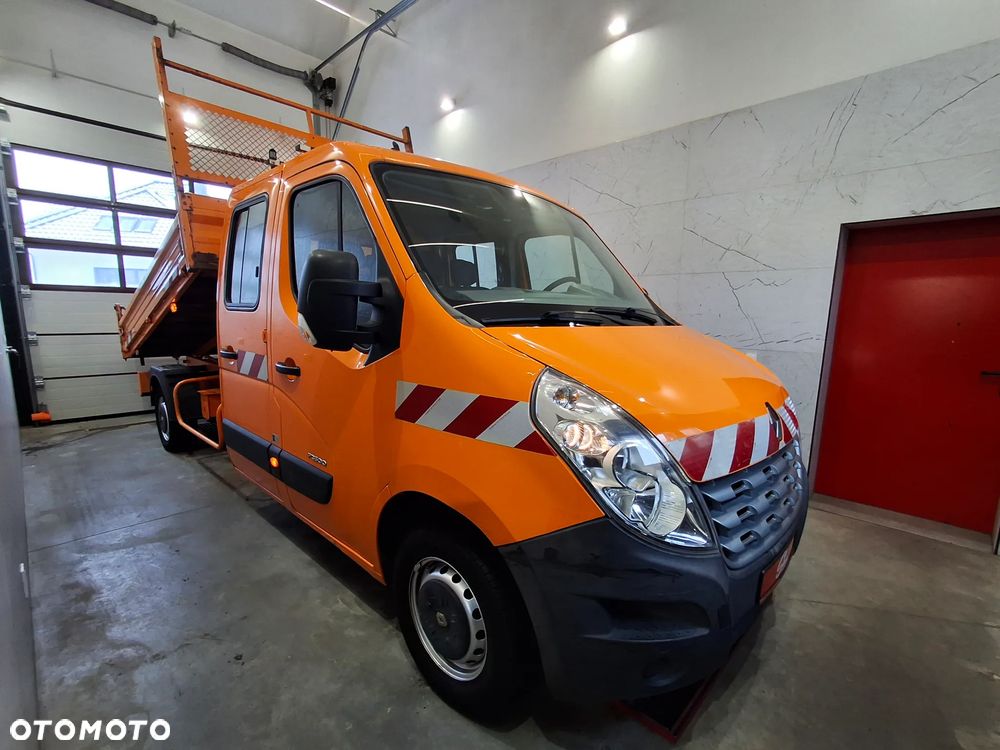 Renault Master Wywrotka Kipper Doka Brygadówka Skrzynia Dubel Kabina Hak Pomarańczowy 7 Miejsc - 3