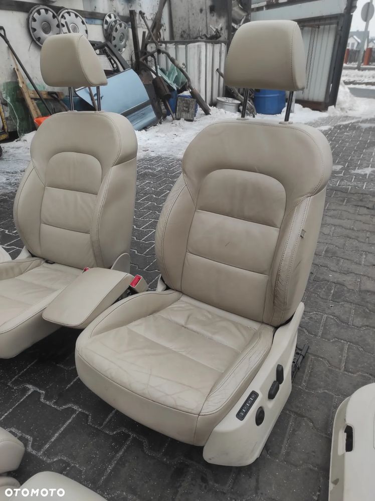 SKODA SUPERB 2 KOMBI FOTELE FOTEL TAPICERKA SIEDZENIA KOMPLET PODGRZEWANE PRZÓD KANAPA BOCZKI SKÓRA SKÓRZANE PAMIĘĆ ELEKTYRCZNE BOCZKI BOCZEK PODŁOKIETNIK SOUND SYSTEM WYSYŁKA !!!! - 4