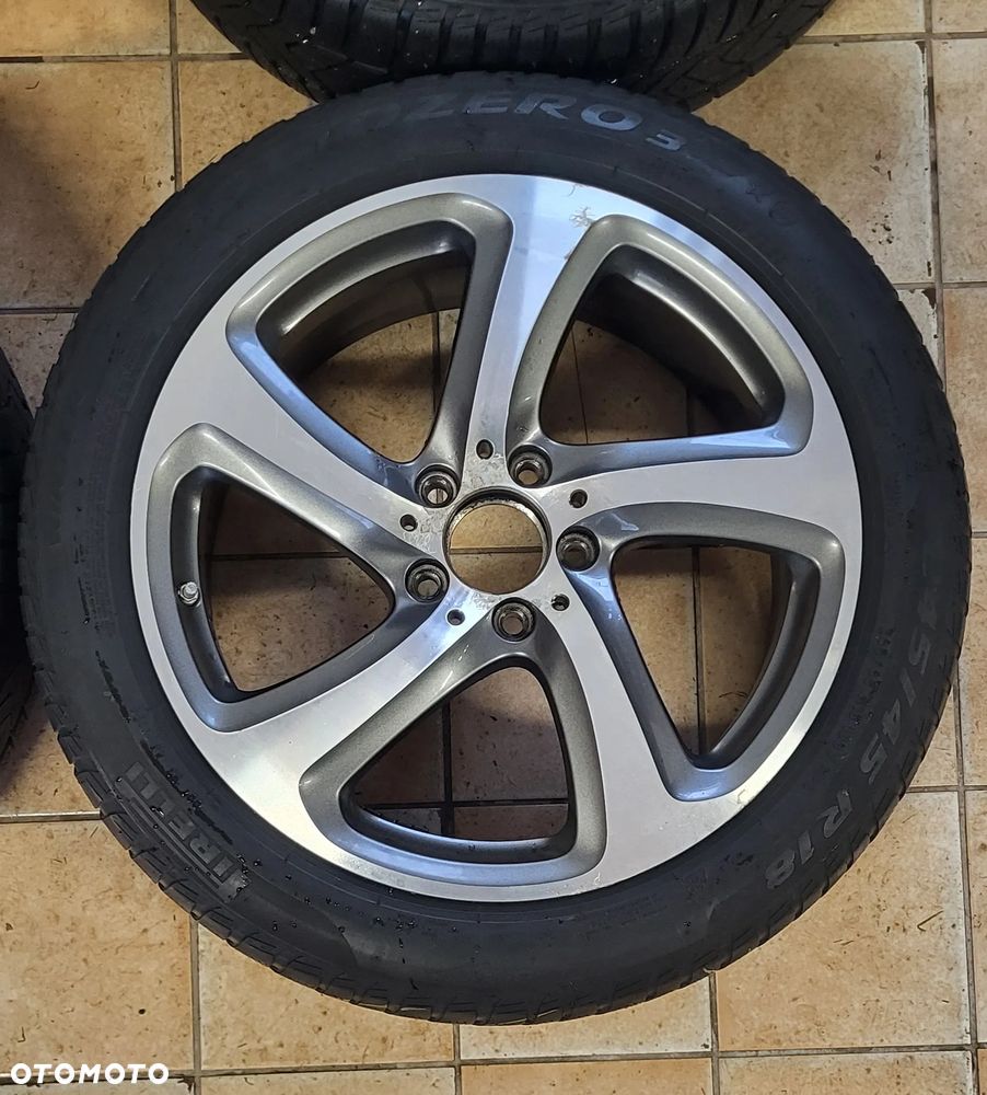Komplet koła zimowe Mercedes E W213 18" 5x112 245/45 Oryginał - 4