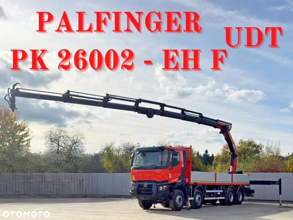 Renault C430 * SKRZYNIA 7,80 m * PALFINGER PK 26002 - EH F + PILOT / 8x4 - 1