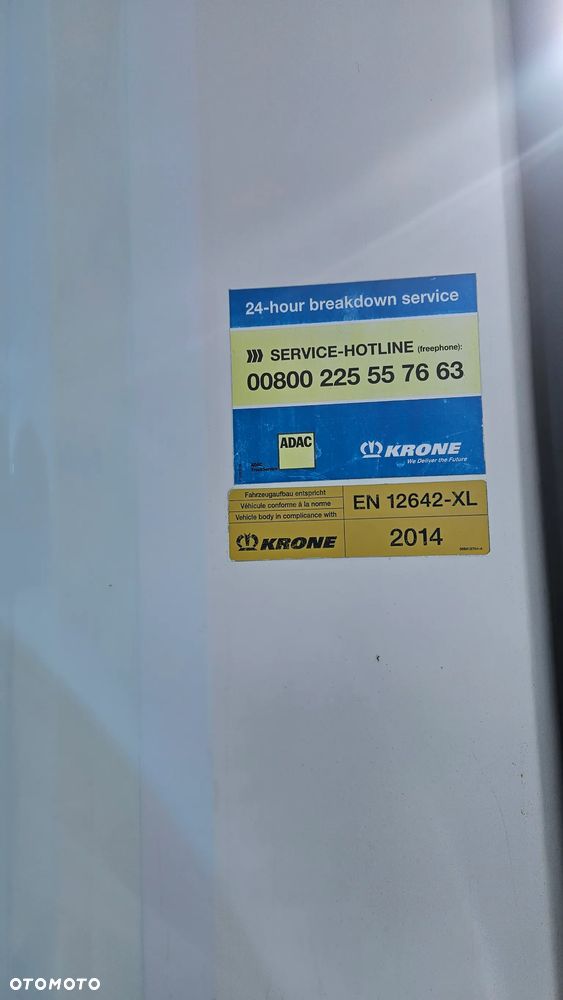 Krone standard, oś podnoszona, kosz na na EP, plandeka po wymianie - 10