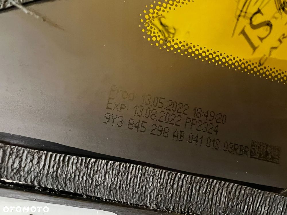 SZYBA SZYBKA KAROSERYJNA BŁOTNIKA TYŁ PRAWA PORSCHE CAYENNE COUPE 9Y3 9Y0 - 7