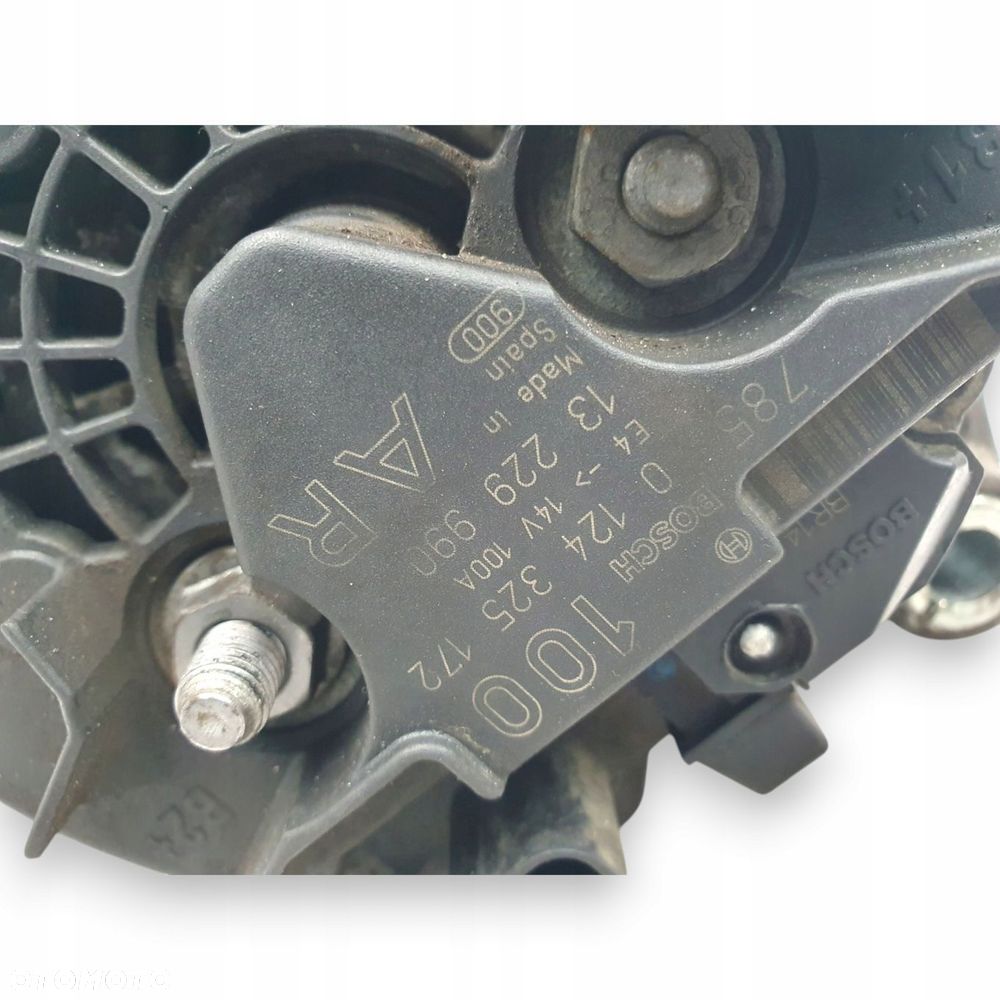 ALTERNATOR Opel Zafira B Vectra C Signum 1.9 CDTI 0124325172 13229990 AR - 7