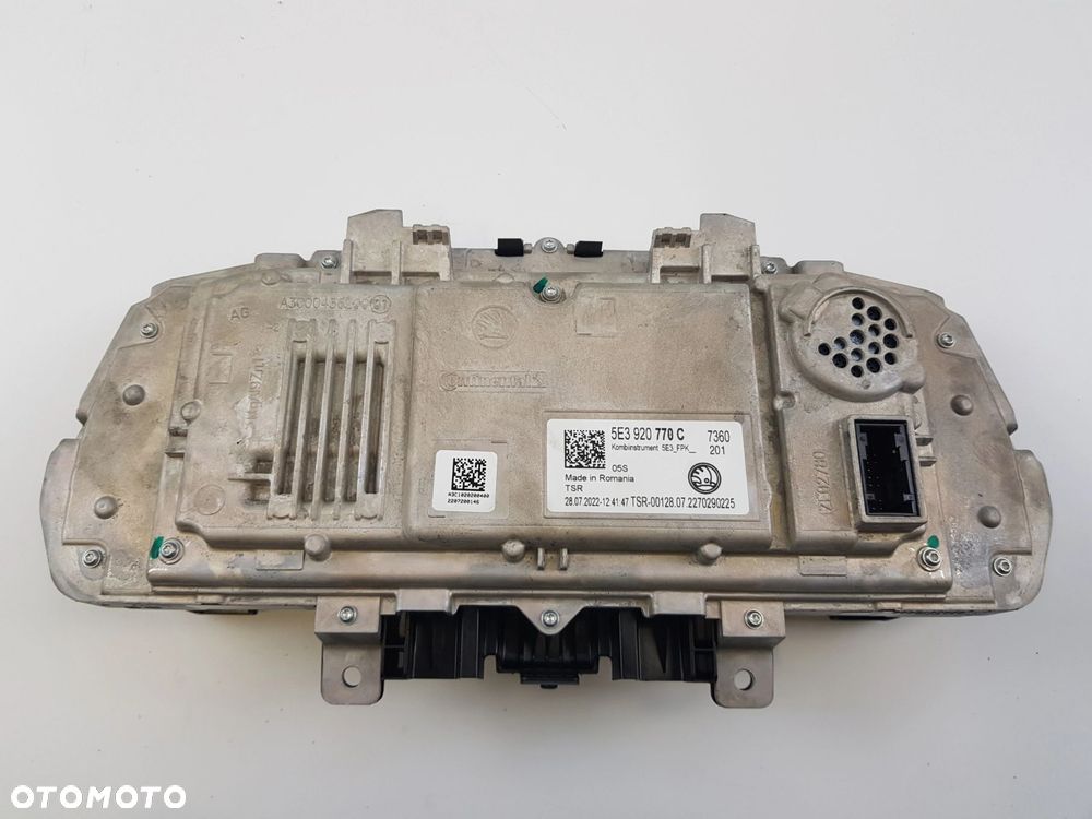 NOWY LICZNIK VIRTUAL ZEGARY LCD SKODA OCTAVIA IV MK4 EUROPA 5E3920770C - 3