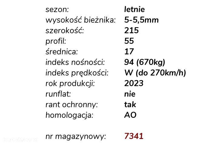 Michelin PRIMACY 3 215/55 R17 - 3