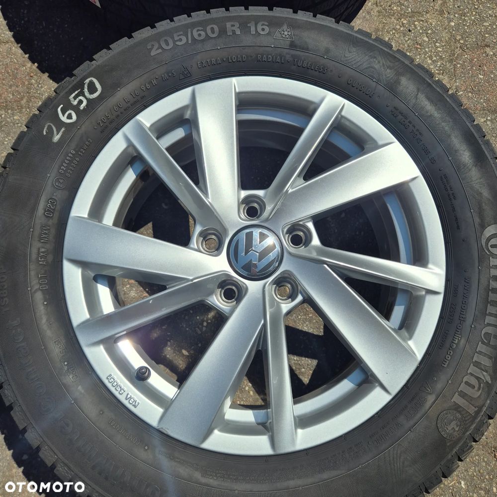 ZIMA 205/60 R16 ORYGI. VW T-ROC PASSAT TOURAN CADDY ATECA OCTAVIA 4 YETI - 5
