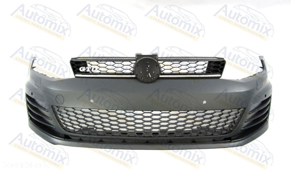 Zderzak przedni VW Golf 7 12 - 17 GTD sprysk. / 4-Pdc Kompletny ! - 5