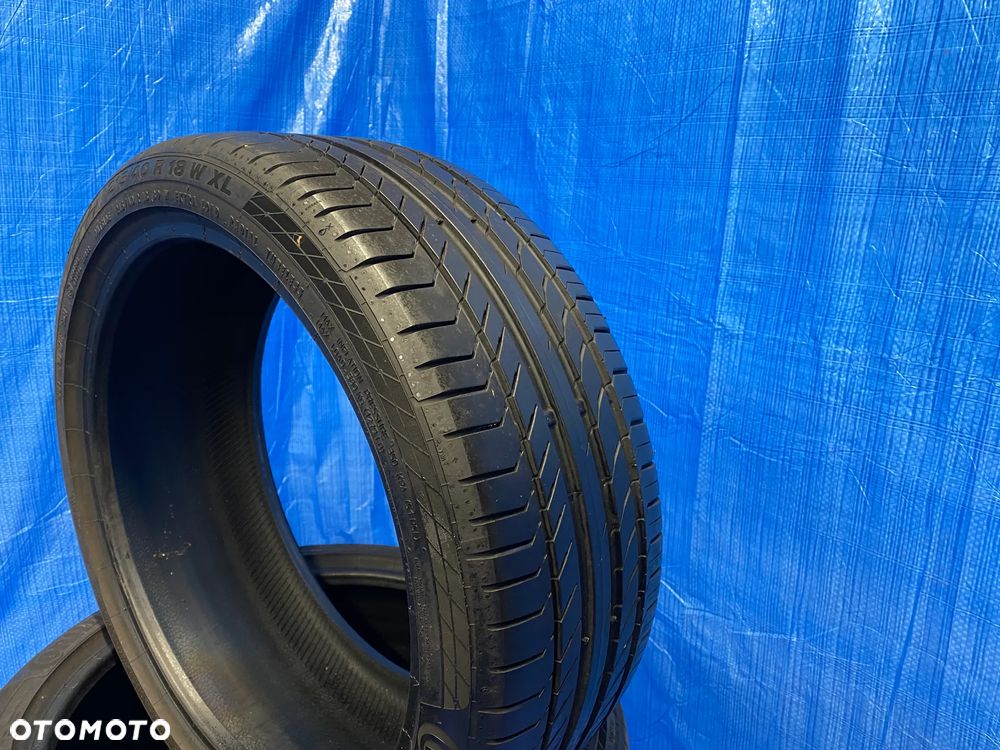OPONA 18 OPONY LETNIE LATO KOMPLET OPON 4SZT CONTINENTAL CONTI SPORT CONTACT 215/40R18 89W XL BIEŻNIK 5,5mm 2021r - 4