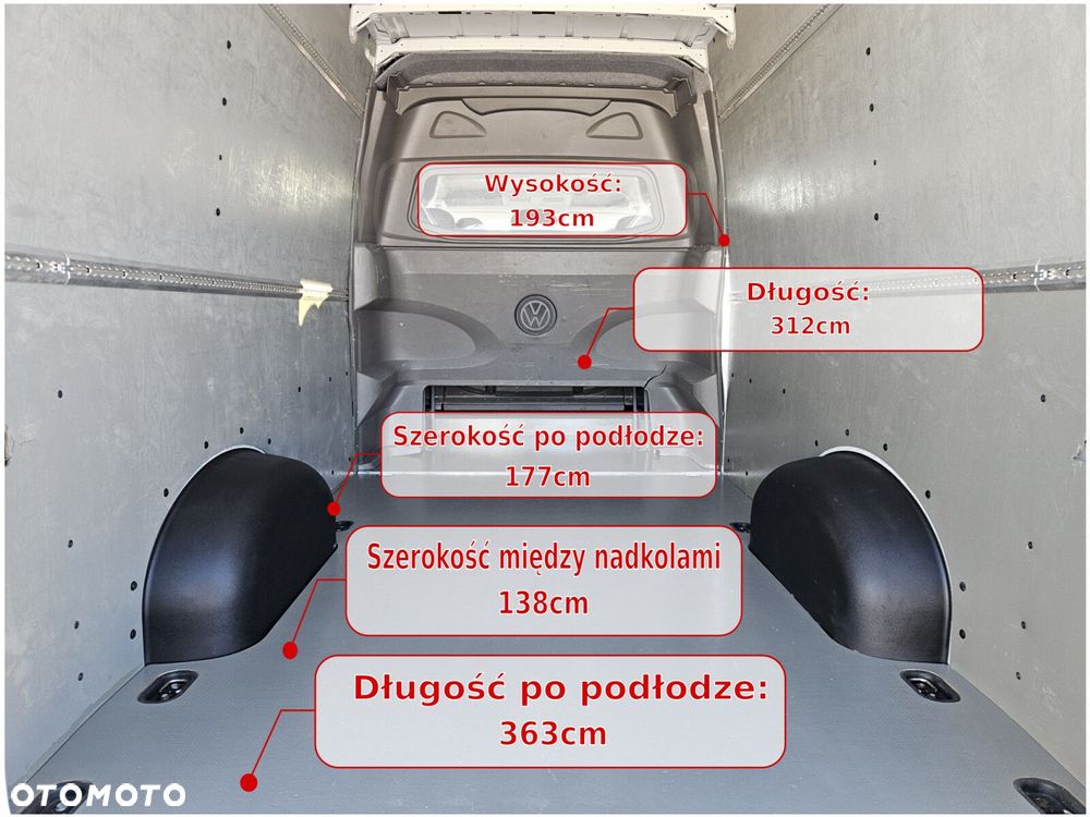 Volkswagen Crafter L4H2 *109900zł NETTO* Brygadówka 6 osób 2.0TDi/140KM - 17