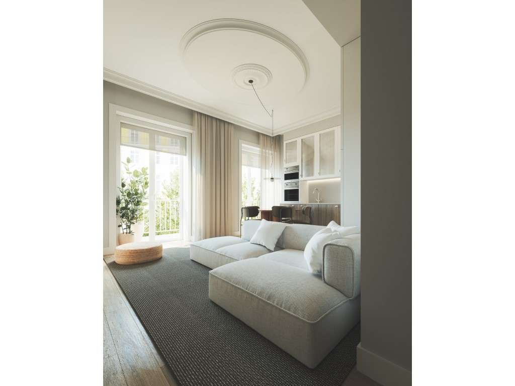 T1 com varanda e elevador no Sousa Martins residences - Grande imagem: 2/17