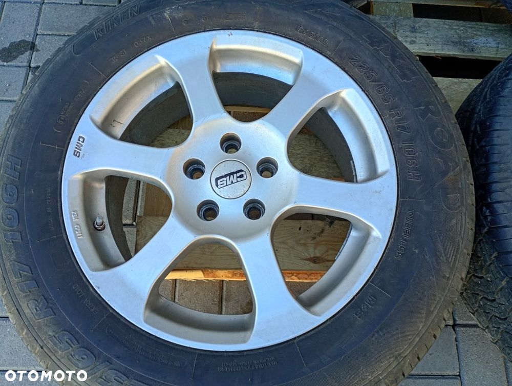 4x felga aluminiowa opona 225/65r17 106h 5x114.3 nissan x-trail t32 - 5
