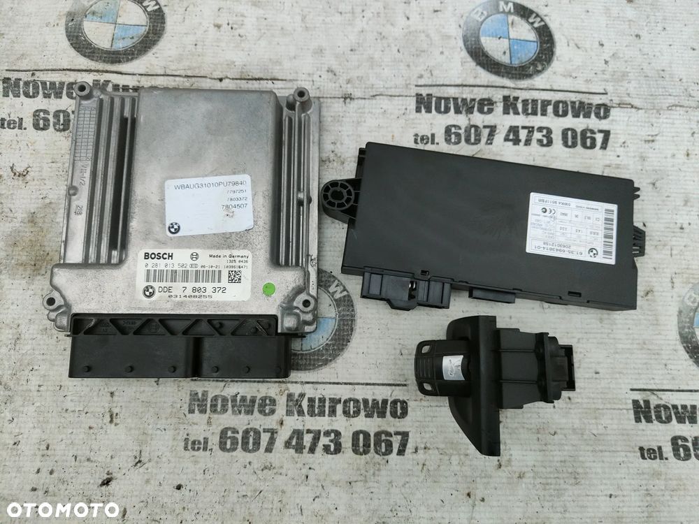 BMW E87 E81 E90 E91 M47 2.0d 163KM 122KM Zestaw startowy sterownik silnika 7803372 - 1