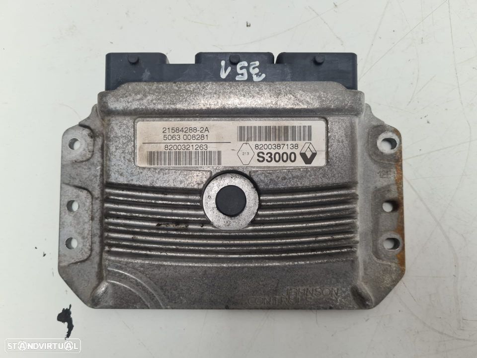 CENTRALINA SAGEM | REF. 21584288-2A 5063 008281 8200321263 | RENAULT MEGANE SCÉNIC II 1.6 2006; - 2