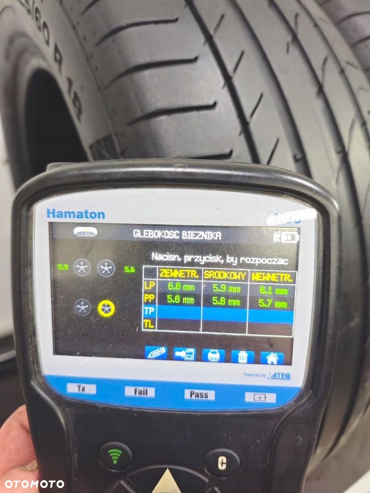 225/60r18 continental 2016 opony letnie 5,5mm 51285 - 7