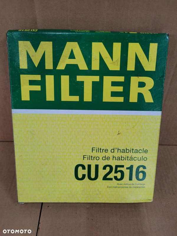 MANN-FILTER FILTR KABINOWY MAN CU 2516