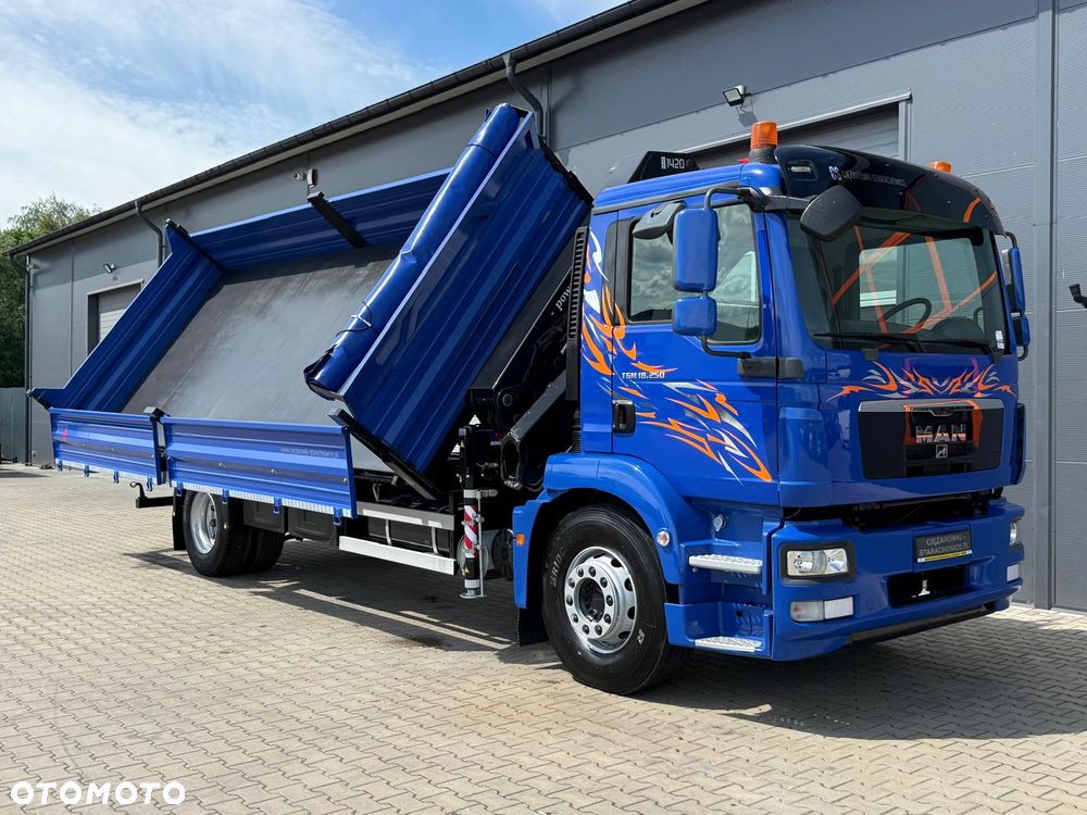 MAN MAN TGM TGL TGS 18.250 // Klimatyzacja / Kiper 6,55 m !!  // wywrotka 3-S + HDS HMF 1420 - K2 // budowlanka // energetyka //żuraw dzwig kran crane // Świeżo sprowadzony!! - 20