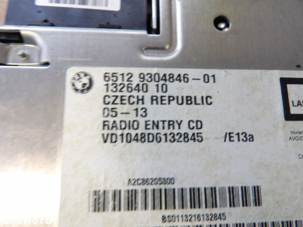 BMW - F20 - RADIOODTWARZACZ CD - 9304846 - 3