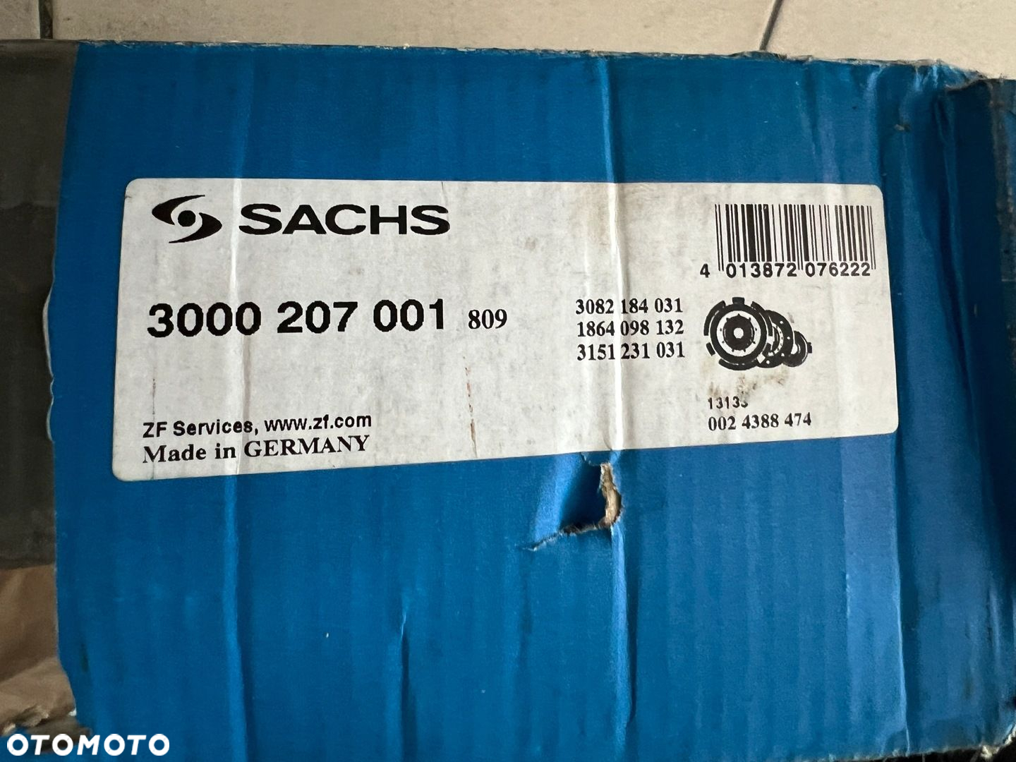 BMW E34 E32 M30 DOCISK SŁONECZKO SPRZĘGŁA SACHS 240MM - 7
