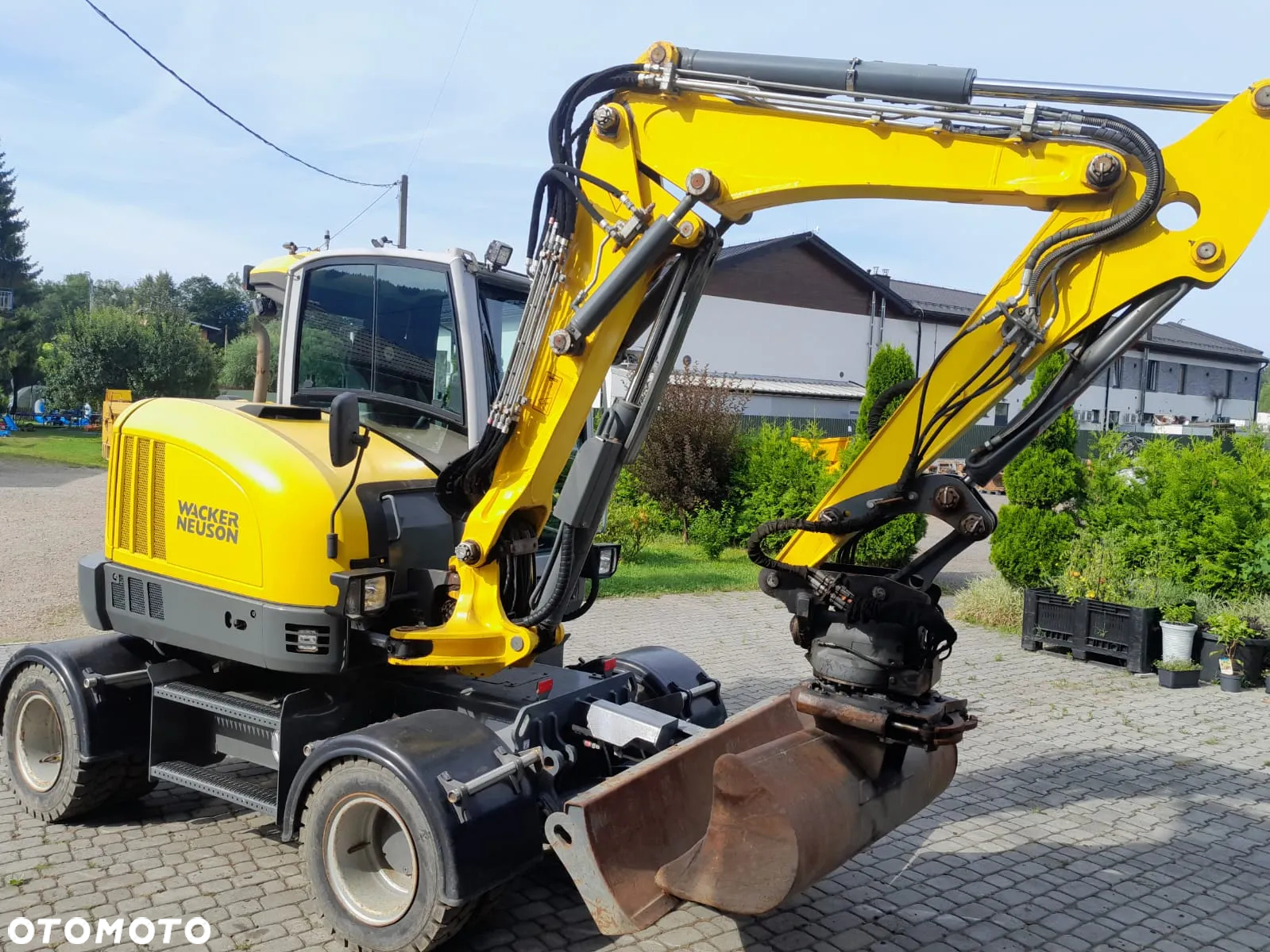 Wacker Neuson EW65 2018r 3062mtg. głowica obrotowa ze szczypcami, KLIMA - 16