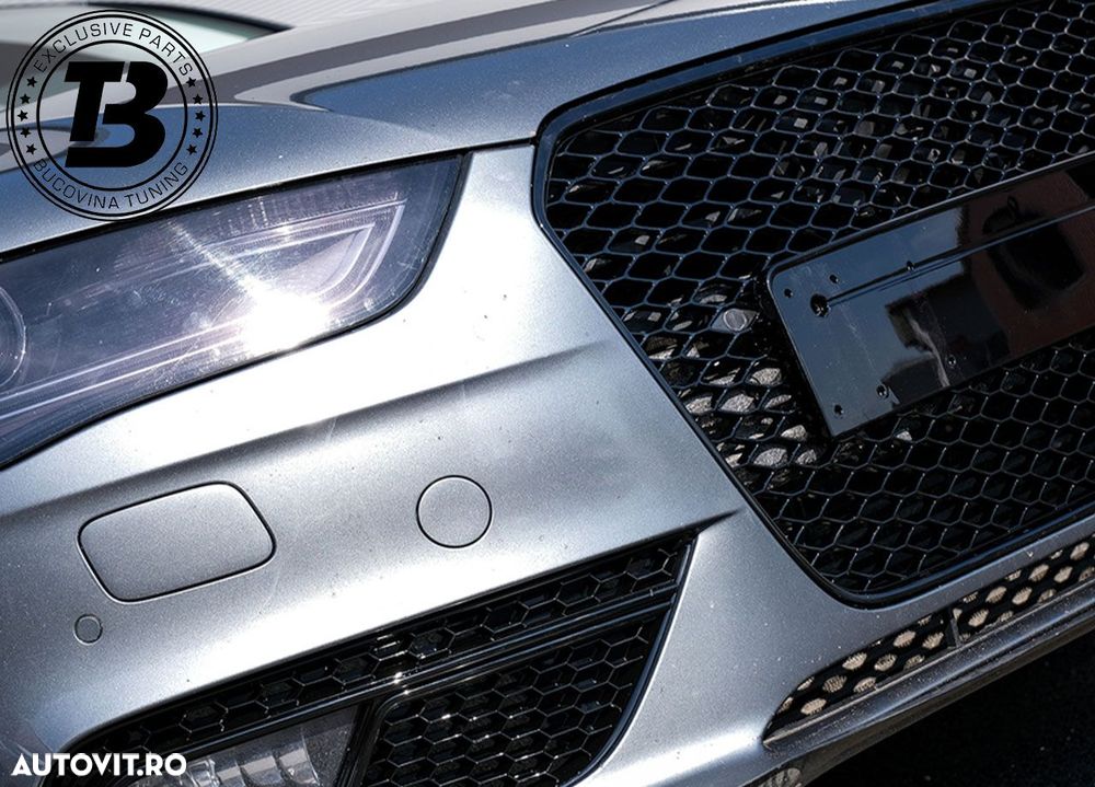 Grila compatibila cu Audi A4 B8 Facelift RS4 Design - 7