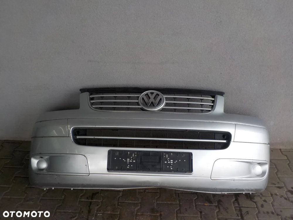 VW T5 03- MULTIVAN CARAVELLE ZDERZAK PRZÓD PRZEDNI LAKIEROWANY - 1