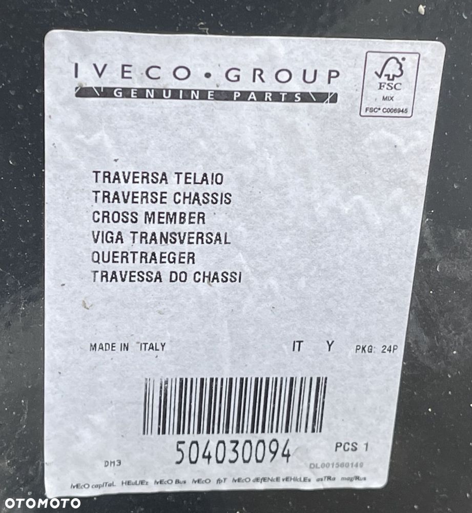 IVECO EUROCARGO BELKA POPRZECZNA TRAVERS RAMY 504030094 - 4